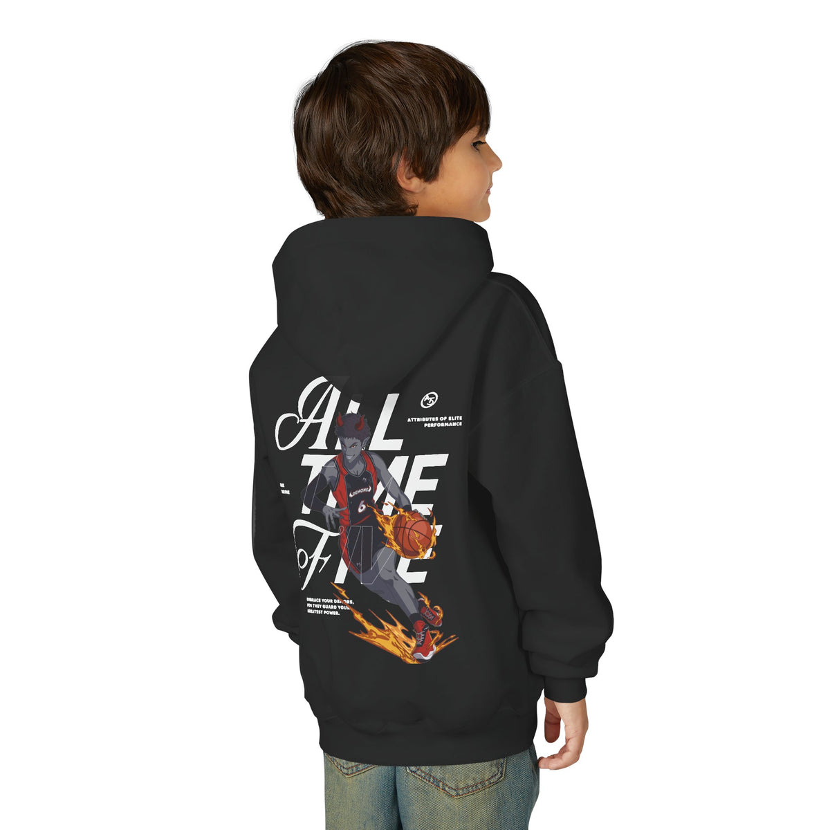 Downhill Demon (F) Hoodie - Youth - Enlarged view