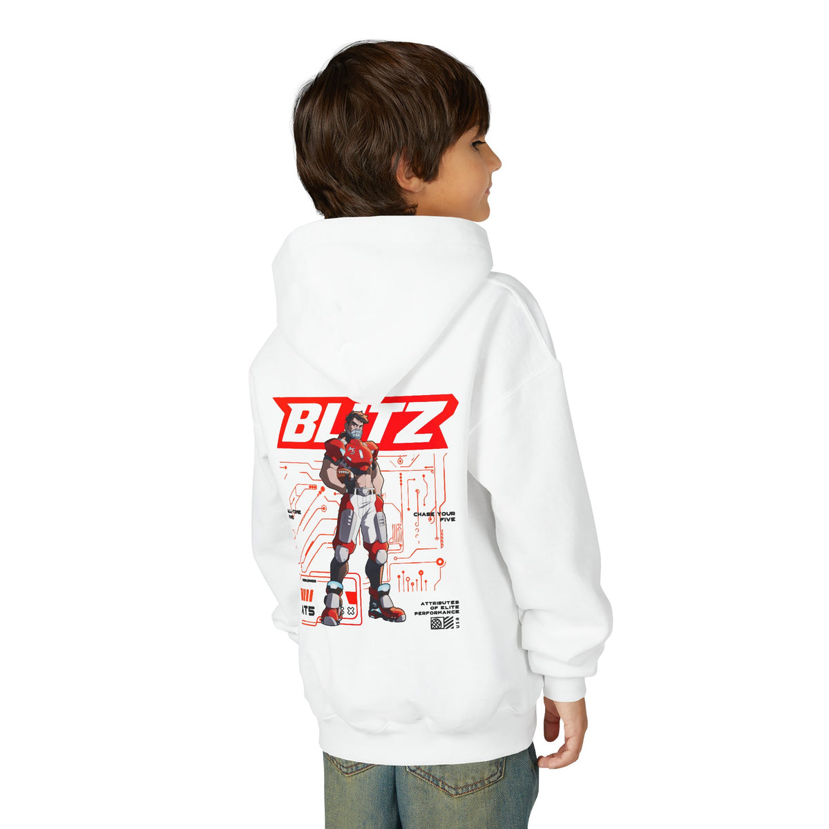 Blitz (M) Hoodie - Youth - Enlarged view