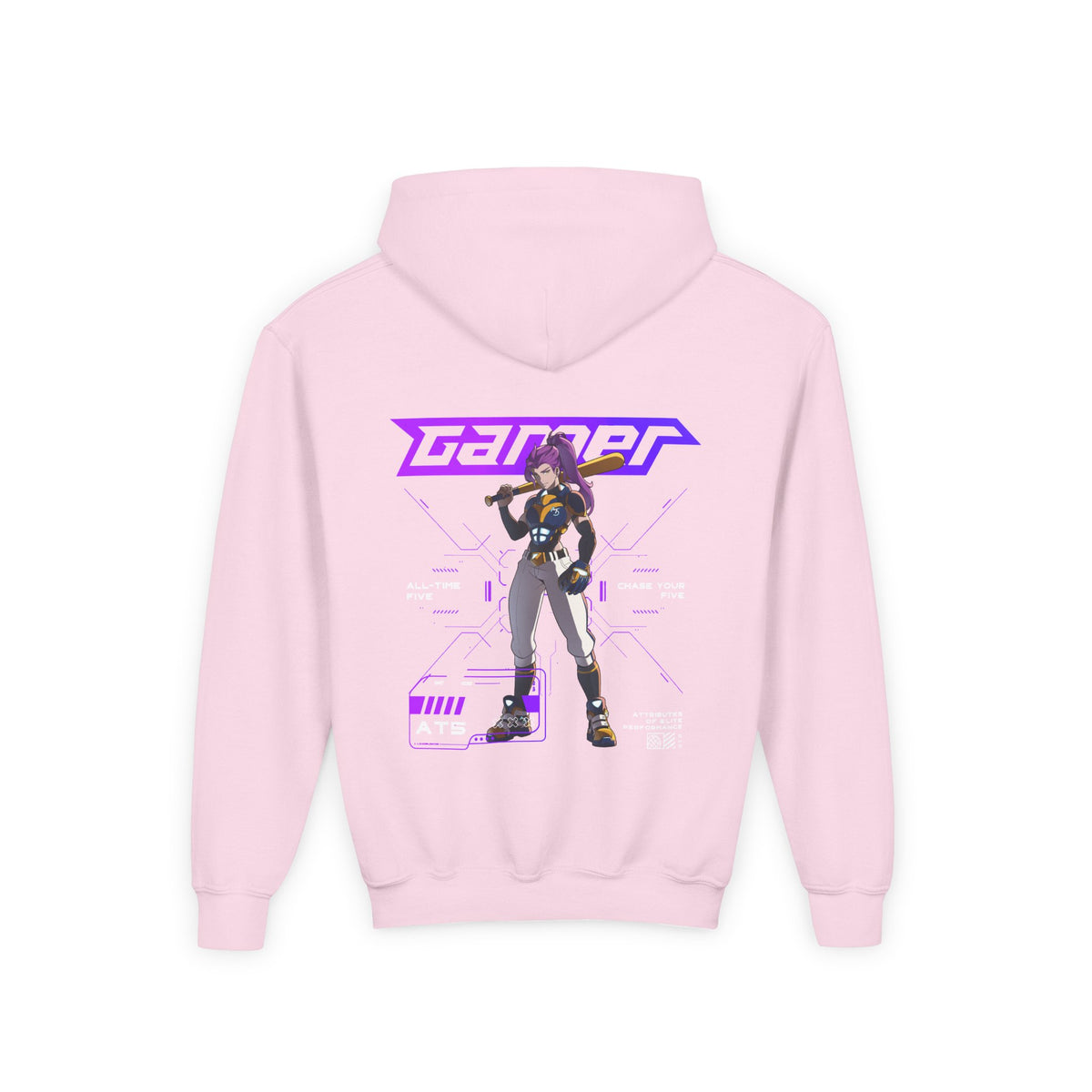 Gamer (F) Hoodie - Youth - Enlarged view