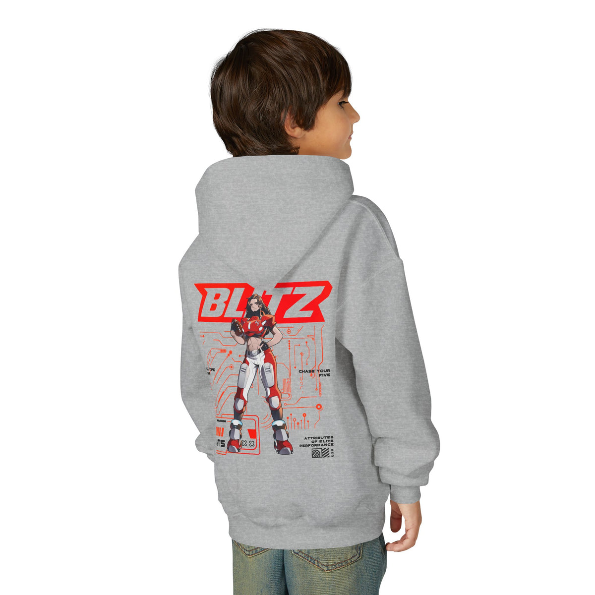 Blitz (F) Hoodie - Youth - Enlarged view