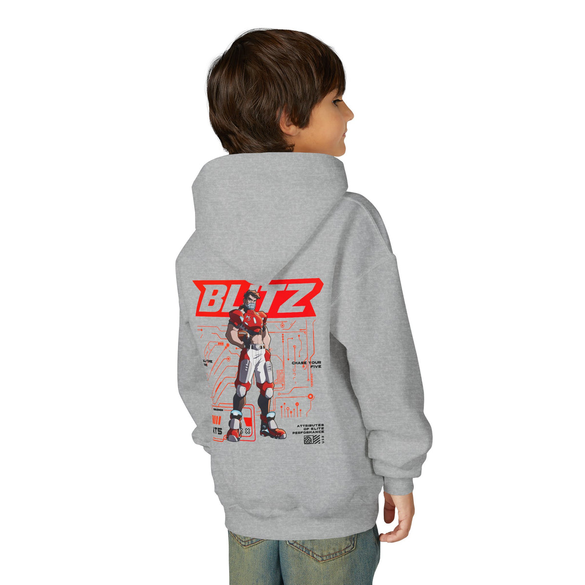 Blitz (M) Hoodie - Youth - Enlarged view