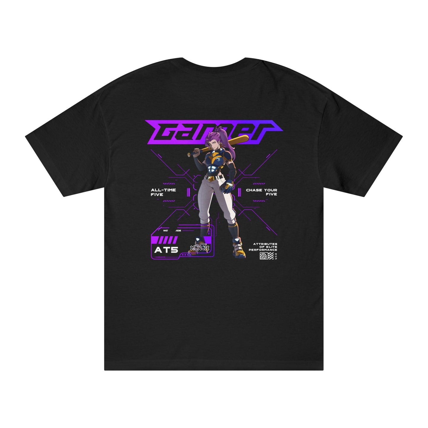Gamer (F) Tee - Adult - Enlarged view