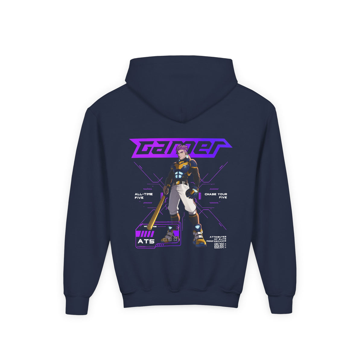 Gamer (M) Hoodie - Youth - Enlarged view