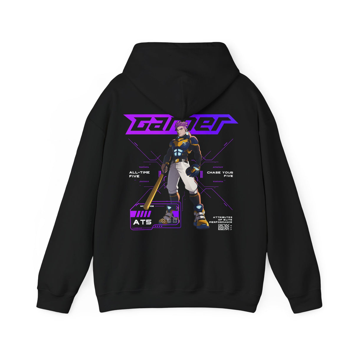 Gamer (M) Hoodie - Adult - Enlarged view