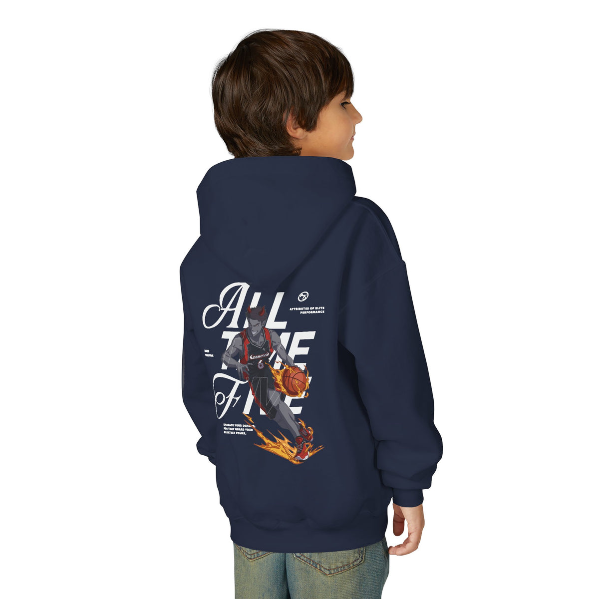 Downhill Demon (M) Hoodie - Youth - Enlarged view