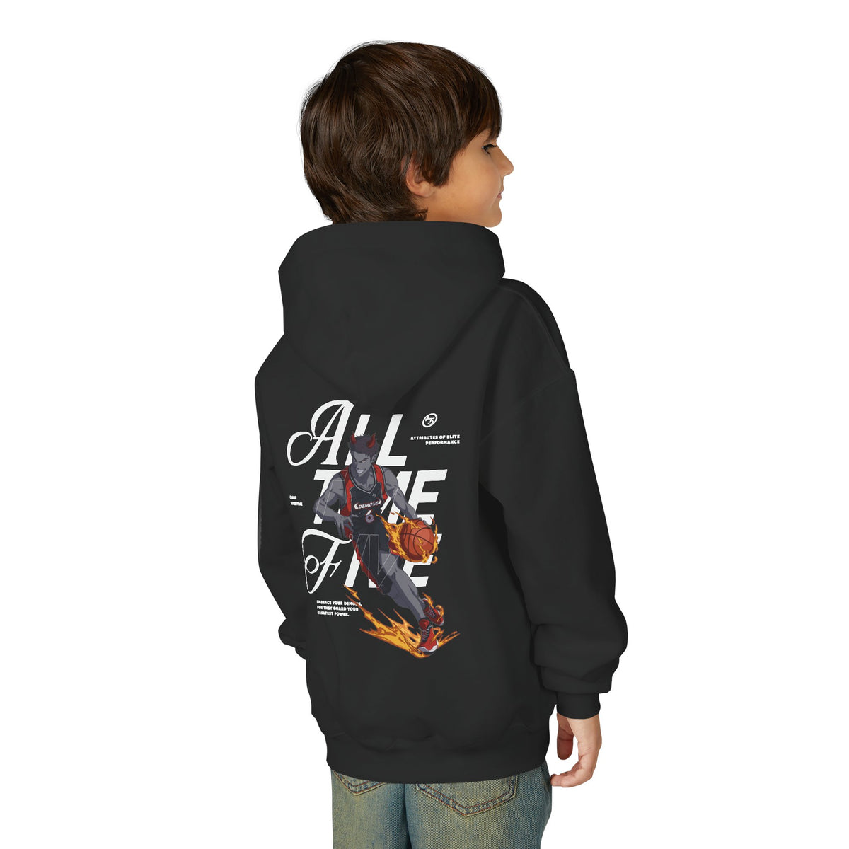 Downhill Demon (M) Hoodie - Youth - Enlarged view