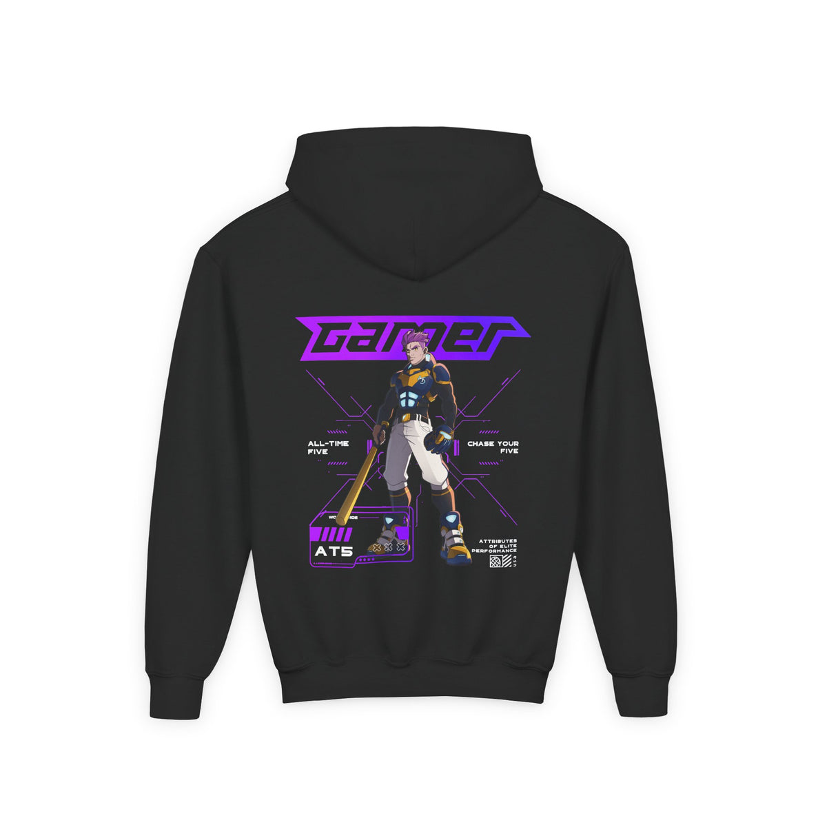 Gamer (M) Hoodie - Youth - Enlarged view
