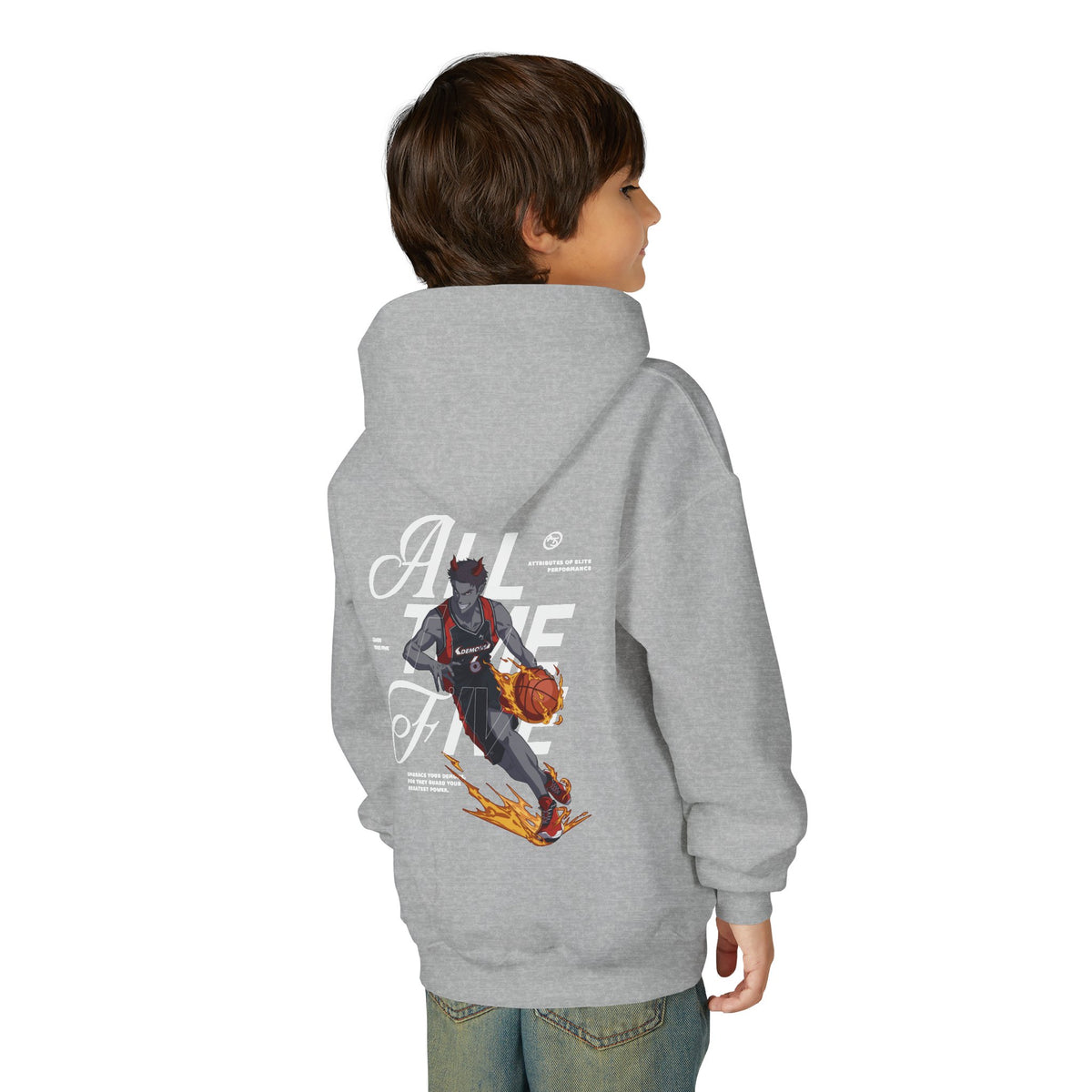 Downhill Demon (M) Hoodie - Youth - Enlarged view