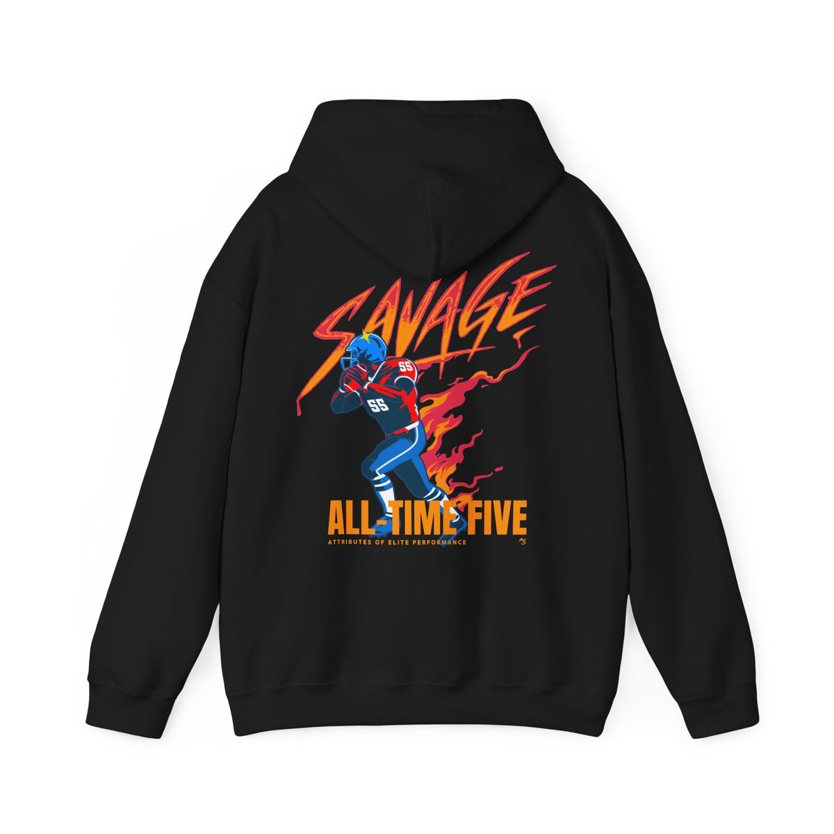 Gridiron Savage Hoodie - Adult - Enlarged view