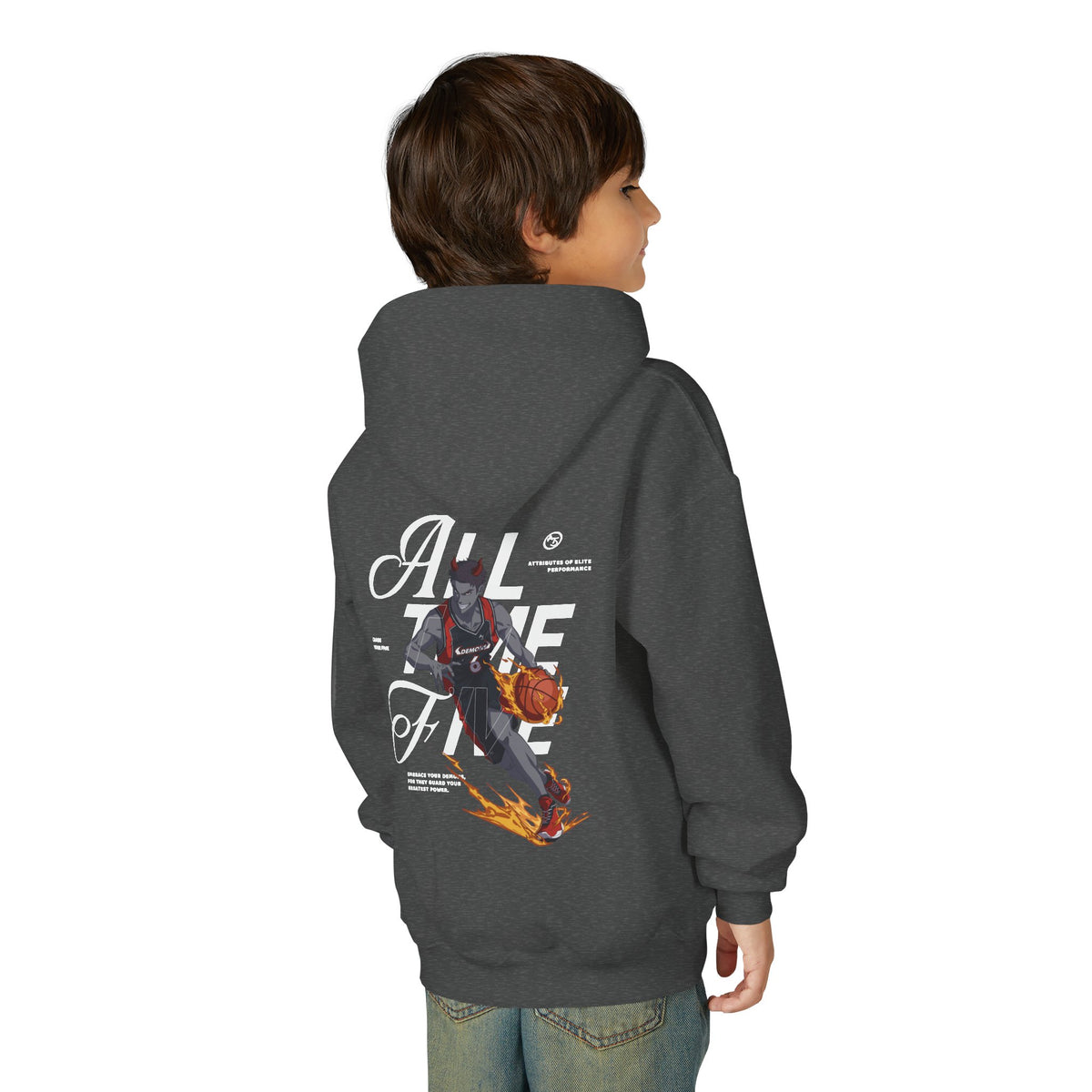 Downhill Demon (M) Hoodie - Youth - Enlarged view