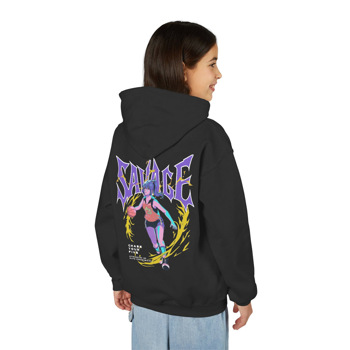 Hoops Savage Hoodie - Youth - Enlarged view