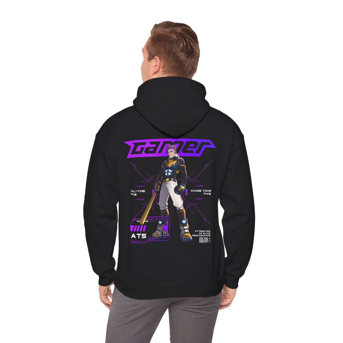 Gamer (M) Hoodie - Adult - Enlarged view
